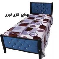 تخت یکنفره (تخت1نفر )صنایع فلزی نوری|تخت و سرویس خواب|مشهد, خواجه ربیع|دیوار