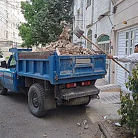 حمل نخاله و خاک و مصالح با نیسان کمپرسی و کارگر|خدمات حمل و نقل|قزوین, |دیوار