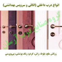 تولید انواع درب با روکش چوب و ملامینه|مصالح و تجهیزات ساختمان|برخوار, |دیوار