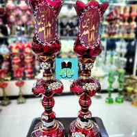چراغ مذهبی مزین به اسما متبرکه برجسته شمعدان|لامپ و چراغ|تهران, شوش|دیوار