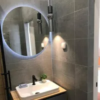 آینه سرویس،باکس دار حمام LED نوردار ضدبخار