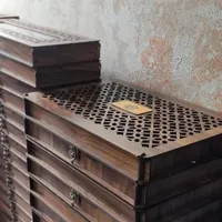 خدمات برش لیزر ساخت جعبه چوبی استند عطر پک کادو|خدمات پیشه و مهارت|تبریز, |دیوار