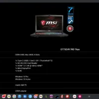 لپ تاپ غول MSI  تاپ ادیشن / گیمینگ|رایانه همراه|یزد, |دیوار