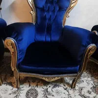 مبلمان چوبی ۷نفره بسیار تمیز|مبلمان خانگی و میز عسلی|اصفهان, نصرآباد|دیوار