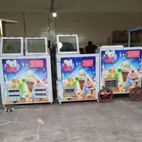 فالوده یخ دربهشت/تاپینگ بستنی/یخچال ایستاده