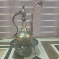 افتابه لگن مسی قدیمی