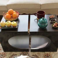 ست 4 تکه قهوه ای سوخته- ونگه|مبلمان خانگی و میز عسلی|اصفهان, باغ فدک|دیوار