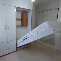 تخت تاشو در خانه کوچک|تخت و سرویس خواب|رشت, دیانتی|دیوار