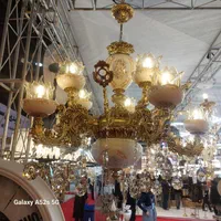 لوستر و دیوار کوب شاه عباسی مشکی فیروزه ای|لوستر و چراغ آویز|مشهد, خواجه ربیع|دیوار