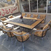 صندلی کافه فلزی آتشدان تاب باغی چتر ویلایی|صندلی و نیمکت|تهران, آرارات|دیوار