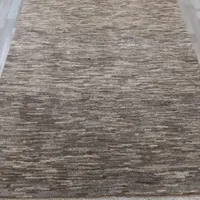 پرده ای چهار متری کرم طوسی رگه دار گبه قشقایی