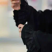 چادر مشکی عبا عربی جواهردوزی کد gh7656|لباس|سنندج, |دیوار