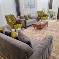 مبل هفت نفره ب همراه جلو مبلی چهارتیکه