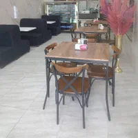 صندلی‌ رستوران رستورانی کافه عربی چوب فلزی