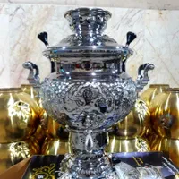 سماور ذغالی shikبرنجی زغالی منقل سماوری گازی|کلکسیون اشیاء عتیقه|تهران, آجودانیه|دیوار