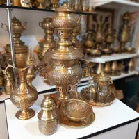 سماور ذغالی دیکو برنجی زغالی منقل سماوری گازی|سماور، چای‌ساز، قهوه‌ساز|مشهد, ارشاد|دیوار
