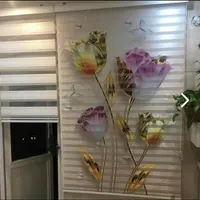 پرده کرکره گلدار|پرده، رانر، رومیزی|هشتگرد, |دیوار