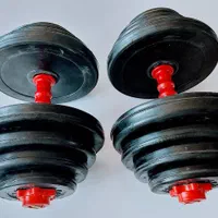 دمبل 20 کیلوگرمی بوش فلزی solid steel