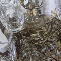 ۲ عدد لوستر ۶ شاخه قلمکاری شده (جنس برنز) در حد نو|لوستر و چراغ آویز|تهران, لشکر|دیوار