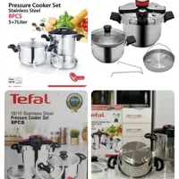 قابلمه زودپز 2قلو تفال پلاس آلمان زودپز 9نفره 2قلو