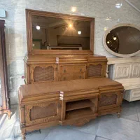 آینه و کنسول و میز تی وی مدل حصیری