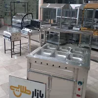 کانتر گرم کترینگ گرمکن فر ساندویچی اغذیه ساندویچ|کافی‌شاپ و رستوران|اصفهان, تخت فولاد|دیوار
