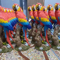 مجسمه طوطی ( مجسمه سازی اطمانی)|مجسمه، تندیس، ماکت|مشهد, رستگار|دیوار