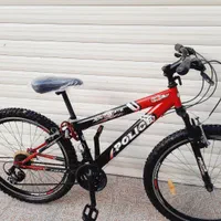 دوچرخه سایز 26 POLICE حرفه ای لوازم شیمانو|دوچرخه، اسکیت، اسکوتر|قم, امامزاده ابراهیم|دیوار