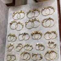 گوشواره حلقه ایی مدل اکسترا|جواهرات|کاشان, بازار کاشان|دیوار