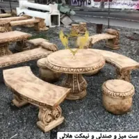 میز صندلی نیمکت بتنی آبنما گلدان مجسمه فرشته|مصالح و تجهیزات ساختمان|چالوس, |دیوار