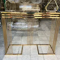 کنسول فلزی آبکاری فورتیک مدل سه خط|بوفه، ویترین، کنسول|آفتاب, |دیوار