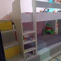 تخت دوطبقه کمجا       سفارشی ساخت