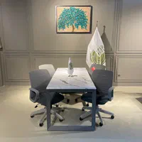 میز کنفرانس پایه فلزی اداری و صندلی کنفرانس|دفتر کار|تهران, خلیج فارس|دیوار