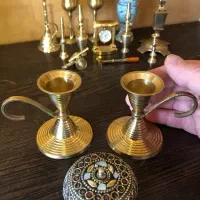 ساعت رومیزی برنجی|صنایع دستی و سایر لوازم تزئینی|تهران, مطهری|دیوار
