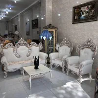 مبل سلطنتی 7نفره نگین|مبلمان خانگی و میز عسلی|شاهین‌شهر, گرگاب|دیوار