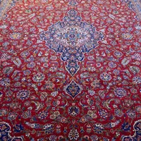 فرش دستبافت کاشان لاکی ۱۴ متری (رنگ گیاهی)|فرش|تهران, گاندی|دیوار