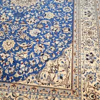 فرش دستباف نایین ۷/۵ متری غرق ابریشم درحد|فرش|تهران, پونک|دیوار