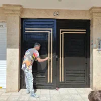 نقاشی ساختمان مرتضی زیر نظر صنف نقاشان