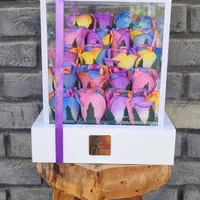 باکس گل رز مصنوعی،هدیه تولد خواستگاری افتتاحیه|گل و گیاه طبیعی|مشهد, هنرور|دیوار