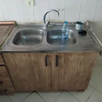 سینک دو لگن و شیر