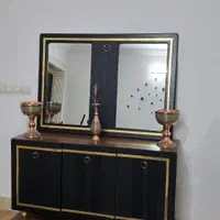 سرویس چوب شیک و نو، میز تلوزیون و کنسول ومبل و تخت|تخت و سرویس خواب|مشهد, کوی المهدی|دیوار
