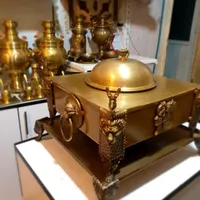 منقل سماوری برنجی زغالی اپیسو برنجی ذغالی|صنایع دستی و سایر لوازم تزئینی|تهران, اباذر|دیوار