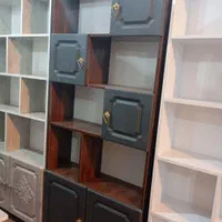کتابخانه وکیوم ۵ درب|کتابخانه، شلف، قفسه‌های دیواری|قم, امامزاده ابراهیم|دیوار