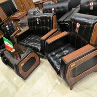 ست مبلمان اداری میز صندلی مدیریت نیمست۴ مبل نیم ست|صندلی و نیمکت|خوی, |دیوار