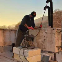 لوله بازکنی دستگاه فنرزن برقی گرفتگی فاضلاب بازکن
