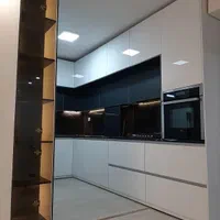 کابینت کمد دیواری تی وی ال نصب کابینت دکوراسیون|خدمات پیشه و مهارت|آبیک, |دیوار