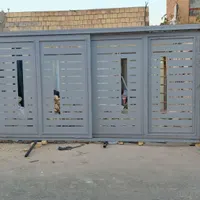 ساخت درب حیاط ریلی لولای ونرده حفاظ.|خدمات پیشه و مهارت|اصفهان, عاشق‌آباد|دیوار