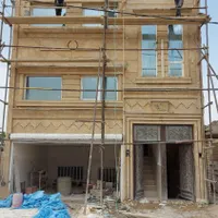اجرا انواع نماسنگ آجرپلاک نماکار سنگ کار روکارچین|خدمات پیشه و مهارت|یزد, |دیوار