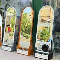 آینه و باکس قدی ام‌دی‌اف سوپر براق 65×200
