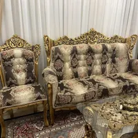 مبل سلطنتی تمام چوب با غذا خوری